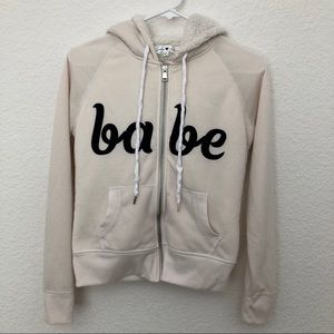 Women’s hooded zip up  jacket